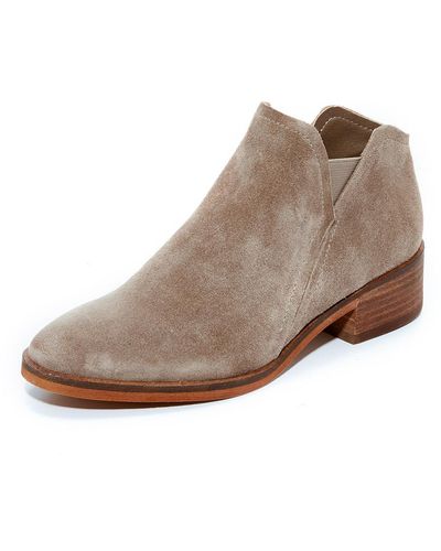 Dolce Vita Tay Suede Booties - Brown