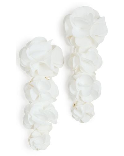 Shashi Lily Earrings - White