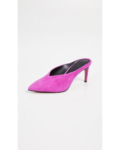 Rebecca Minkoff Women's Graciano Pointed Toe High - Heel Mules - Purple