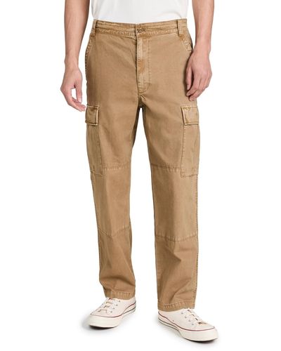 Alex Mill Pull On Cargo Pants In Canvas - Natural
