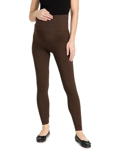 HATCH The Ultimate Before, During And After legging Chetnut Houndtooth - Black