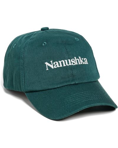 Nanushka Val Logo Cap - Green