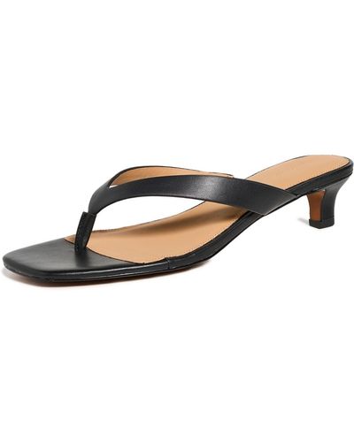 Madewell Calia Kitten Thong Sandals - Black