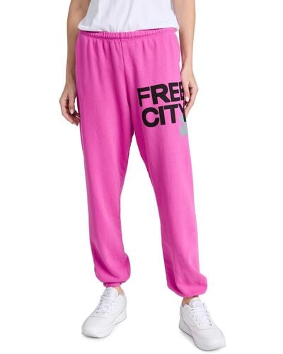 Freecity Large Sweatpants - Pink