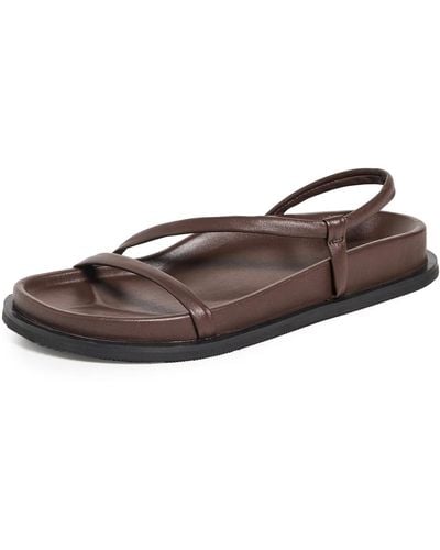 St. Agni Twist Sandals - Brown