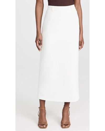 Pixie Market Nia Maxi Skirt - White