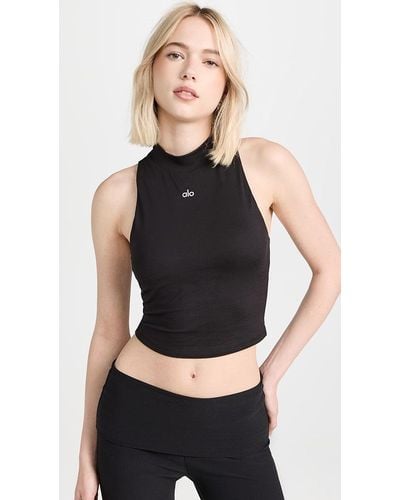 Alo Yoga Alosoft Top That Bra Tank - Black