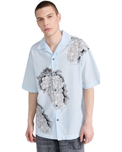 JW Anderson Boxy Fit Short Sleeve Shirt - White