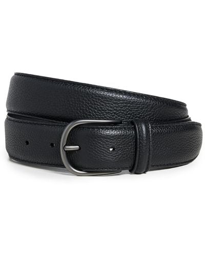 Anderson's Textured Leather Belt - Black