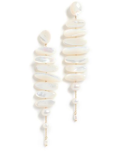Chan Luu Mother Of Pearl Earrings - White