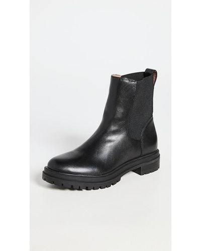 Madewell The Bradley Chelsea Lugsole Boots - Black