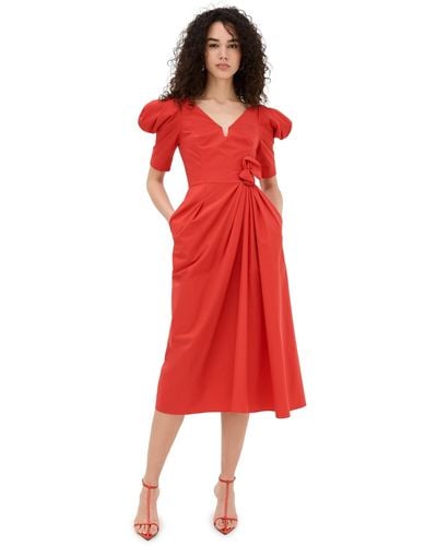 Rosie Assoulin Like A Fairy Tale Dress - Red