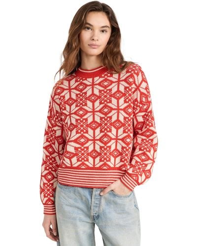 The Great The Snowflake Pullover - Red