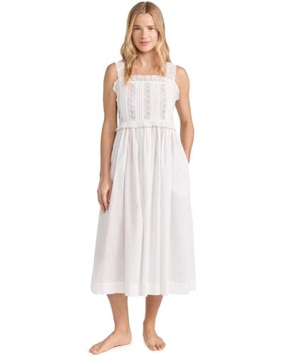 Sea Elysse Embrodiery Nightgown - White