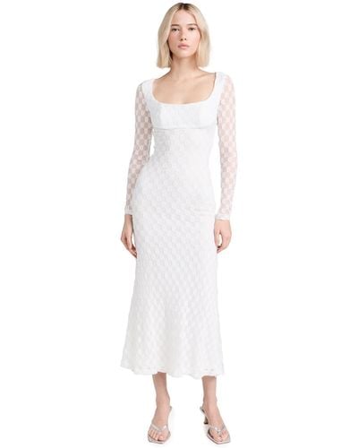 Bardot Adoni Lace Midi Dress - White