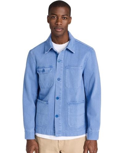 Alex Mill Aex I Work Jacket In Recyced Deni Coata X - Blue