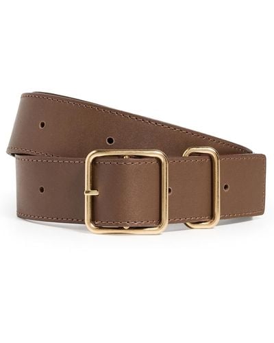 Janessa Leone Leather Belt - Brown