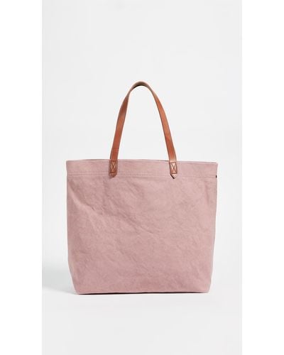 Madewell Canvas Transport Tote - Pink