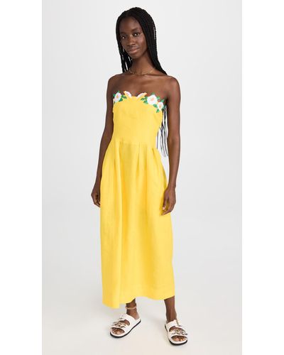FANM MON Lorr Long Dress - Yellow