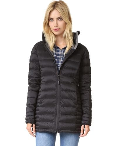 Canada Goose 'Brookvale' Hooded Quilted Down Coat - Black