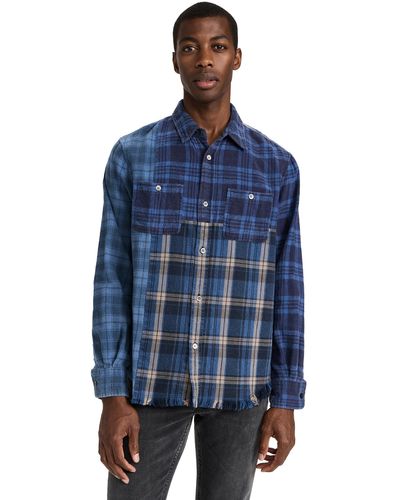 John elliott quilted lined shirt sale