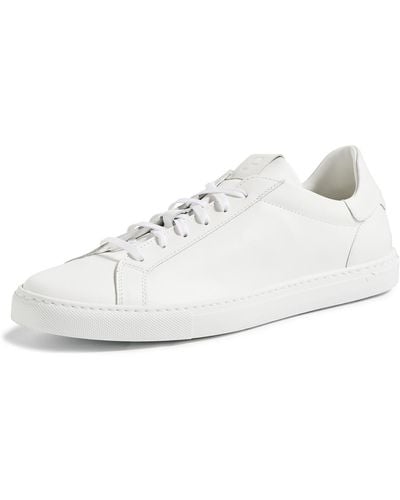 GREATS Reign Low Top Leather Sneakers - White