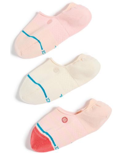 Stance Absolute Socks 3 Pack - Pink