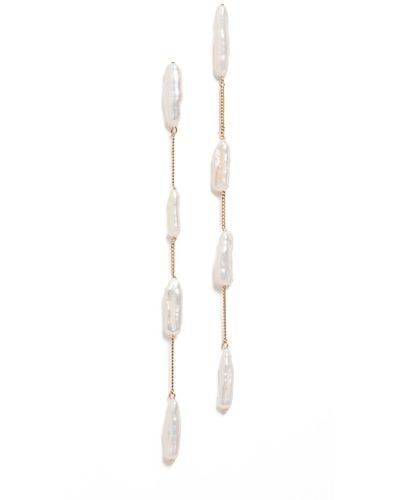 Cult Gaia Amun Earrings - White
