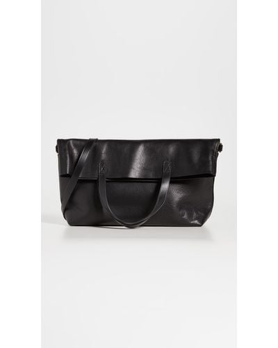 Madewell The Foldover Transport Tote - Black