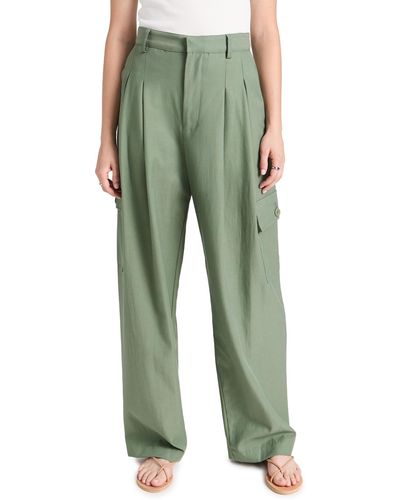 Enza Costa Cargo Pants - Green