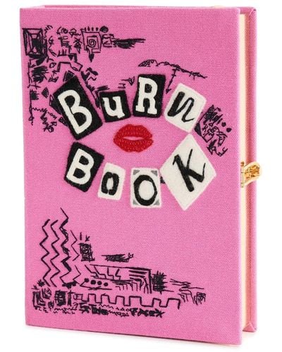 Olympia Le-Tan The Burning Book Clutch - Pink