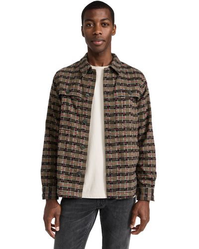 PS by Paul Smith P Paul Ith Workwear Hirt Jacket - Brown