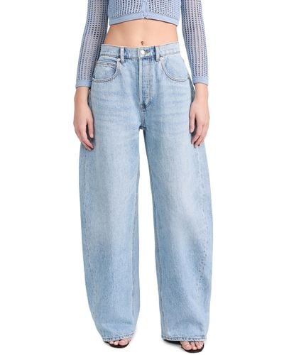 Alexander Wang Oversized Rounded Jeans - Blue
