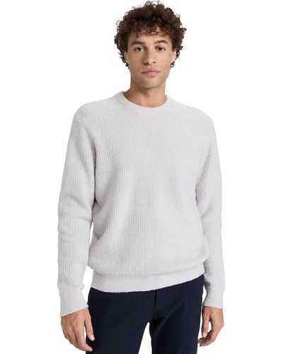 Club Monaco Boucle Stitch Crew Sweater - White