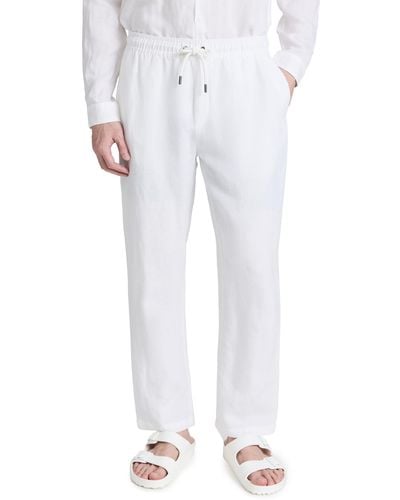 Onia Air Inen Pu-on Pants - White