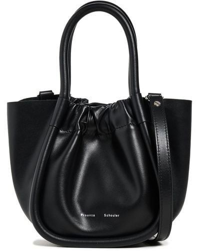 Proenza Schouler Extra Small Ruched Tote - Black