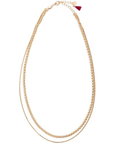 Shashi Olympia Set Necklace - Metallic
