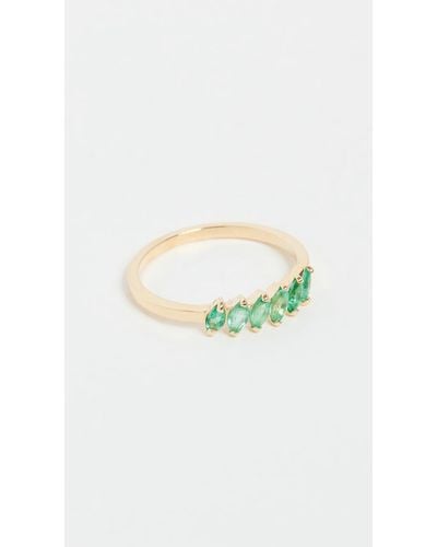 STONE AND STRAND Green With Envy Ring - Multicolor