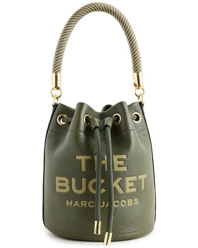 Marc Jacobs The Leather Bucket Bag - Green