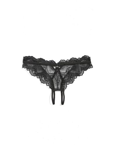 Thistle & Spire Kane Overt Bikini Panties - Black