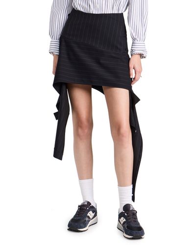 Monse Deconstructed Trouser Skirt - Black