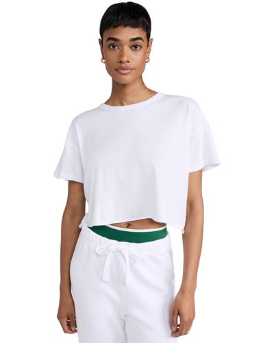 Year Of Ours Yos Cropped Tee - White