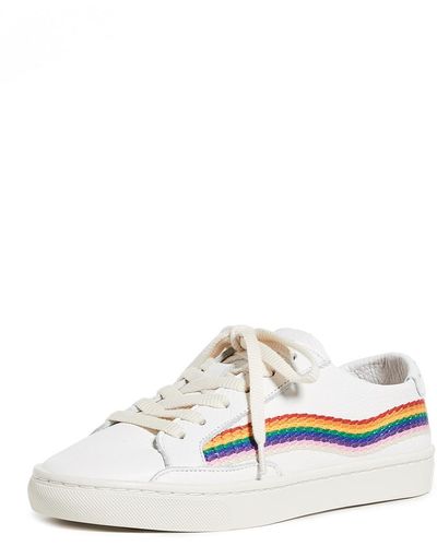 Soludos Rainbow Wave Sneakers - White