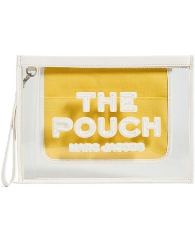 Marc Jacobs The Clear Large Pouch - Yellow