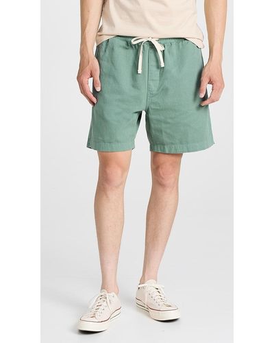 Madewell Cotton Everywear Shorts - Green