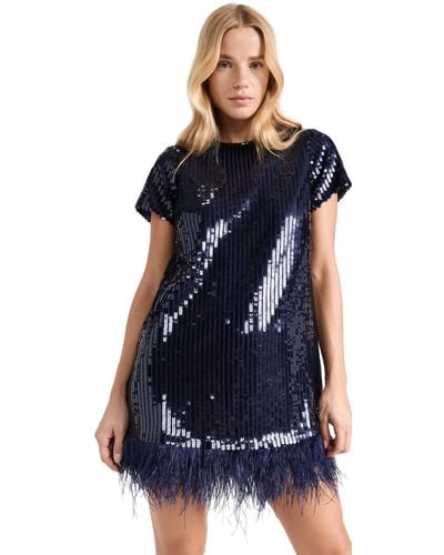 Likely Sequin Marullo Dress - Blue