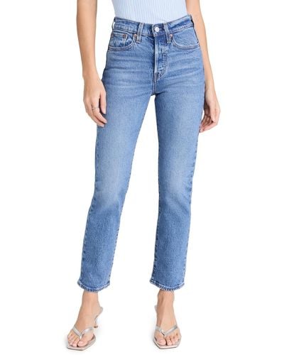 Levi's Wedgie Straight Jeans - Blue
