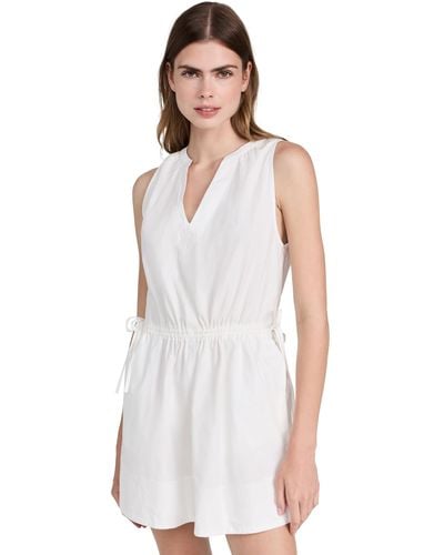 Splendid Spendid Chase Popin Dress - White