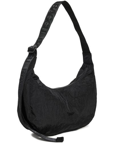 BAGGU Medium Nylon Crescent Bag - Black