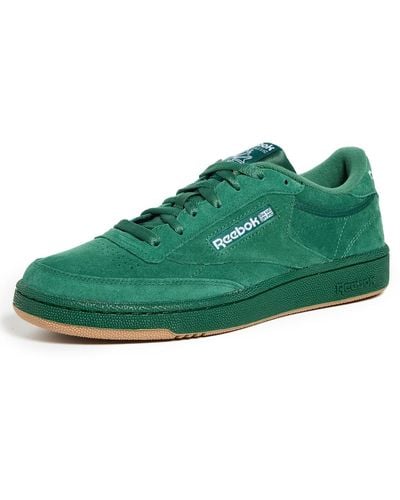 Reebok Club C 85 Always On Suede Sneakers M 8/ W 10 - Green